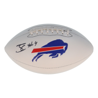 James Cook Signed Bills Logo Football (Fanatics) at PristineAuction.com