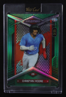 Christian Moore 2024 Wild Card Alumination Green #BC-CM RC #3/25 at PristineAuction.com