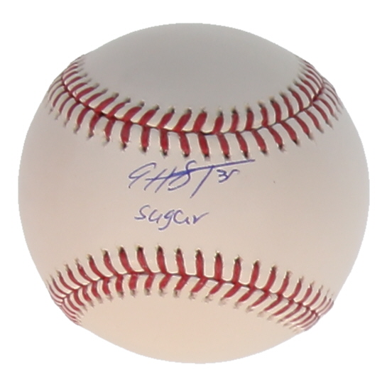 Edwin Diaz Signed OML Baseball Inscribed "Sugar" (JSA) at PristineAuction.com Edwin Diaz Signed OML Baseball Inscribed "Sugar" (JSA) at PristineAuction.com