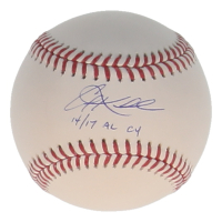 Corey Kluber Signed OML Baseball Inscribed "14/17 AL CY" (JSA) at PristineAuction.com