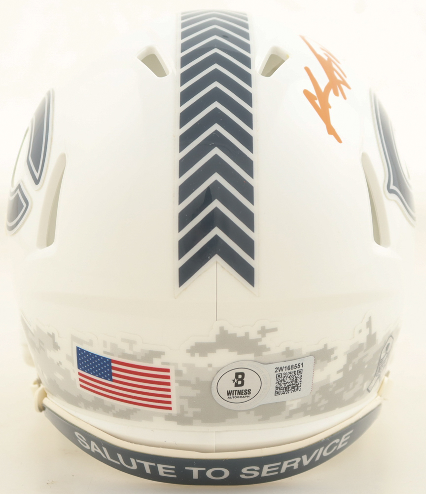 Keenan Allen Signed Bears Salute To Service Alternate Speed Mini Helmet (Beckett) at PristineAuction.com Keenan Allen Signed Bears Salute To Service Alternate Speed Mini Helmet (Beckett) at PristineAuction.com