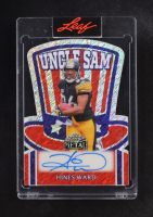 Hines Ward 2025 Leaf Metal Independence Day Uncle Sam Autographs Silver Shimmer #USHW1 #1/1 at PristineAuction.com