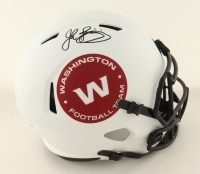 John Riggins Signed Washington Full-Size Lunar Eclipse Alternate Speed Helmet (Schwartz) at PristineAuction.com