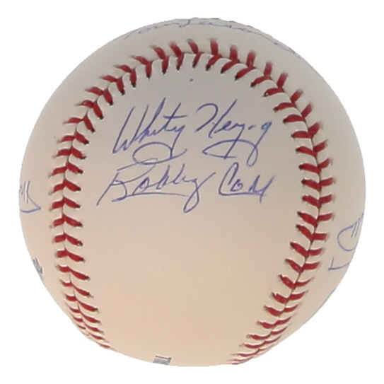 Team Managers | OML Baseball Signed by (7) with Tommy Lasorda, Joe Torres, Tony LaRussa (AWM) at PristineAuction.com Team Managers | OML Baseball Signed by (7) with Tommy Lasorda, Joe Torres, Tony LaRussa (AWM) at PristineAuction.com