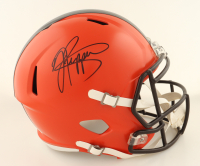 Jabrill Peppers Signed Browns Full-Size Speed Helmet (JSA) at PristineAuction.com