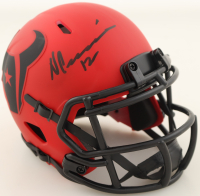 Nico Collins Signed Texans Rave Alternate Speed Mini Helmet (Beckett) at PristineAuction.com