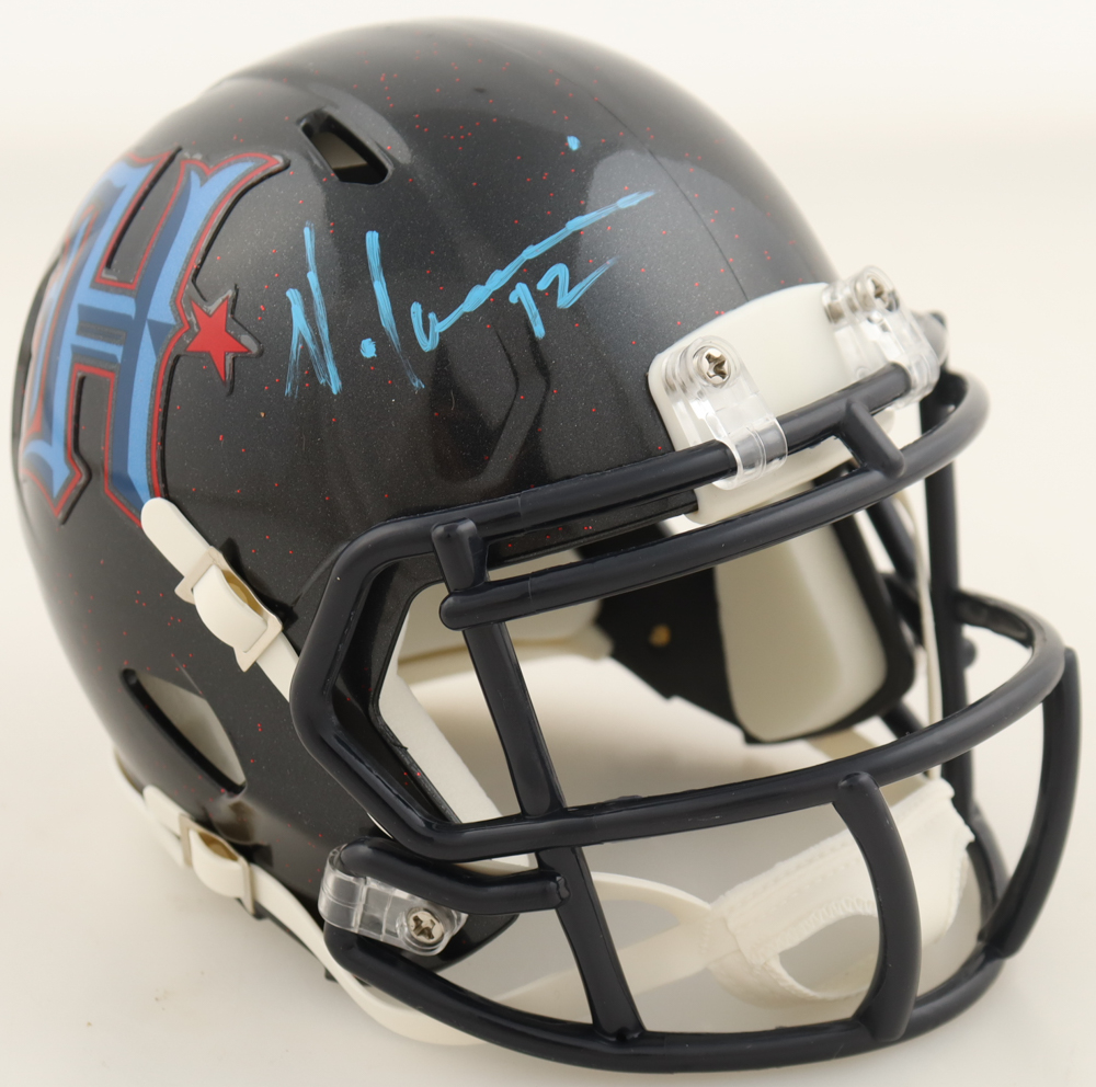 Nico Collins Signed Texans Speed Mini Helmet (Beckett) at PristineAuction.com Nico Collins Signed Texans Speed Mini Helmet (Beckett) at PristineAuction.com