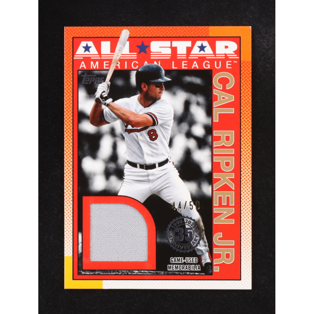 Cal Ripken Jr. 2025 Topps '90 Topps All Star Relics Gold #90ASRCR #44/50 at PristineAuction.com