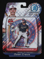 Dylan Crews 2024 Topps Bowman Chrome Top Prospects In Action #BIA-17 RC #053/150 at PristineAuction.com