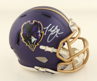 Terrell Suggs Signed Ravens Speed Mini Helmet (JSA) at PristineAuction.com