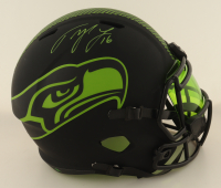Tyler Lockett Signed Seahawks Full-Size Eclipse Alternate Speed Helmet With Visor (Mill Creek) at PristineAuction.com