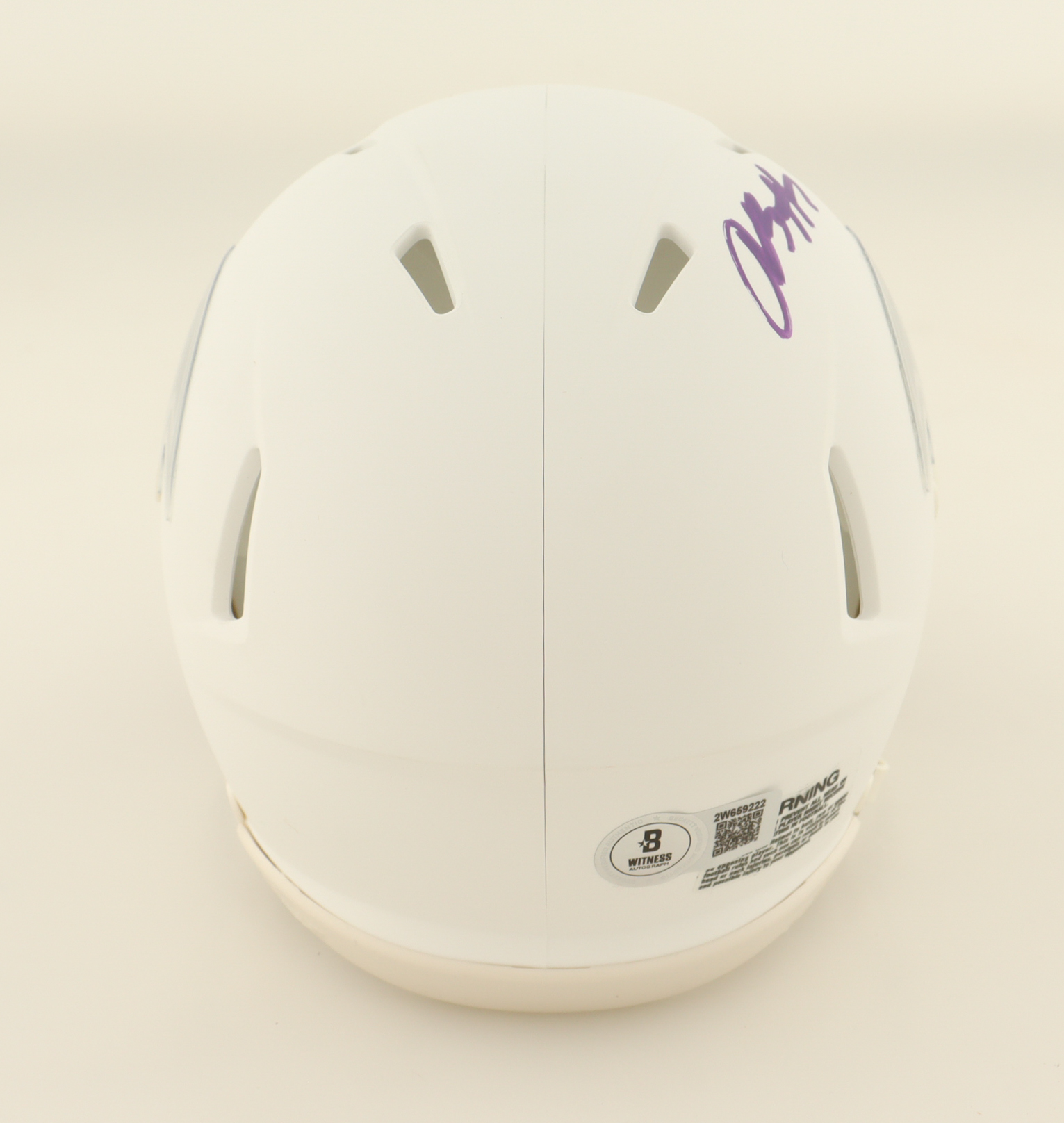Rashod Bateman Signed Ravens Speed Mini Helmet (Beckett) at PristineAuction.com Rashod Bateman Signed Ravens Speed Mini Helmet (Beckett) at PristineAuction.com