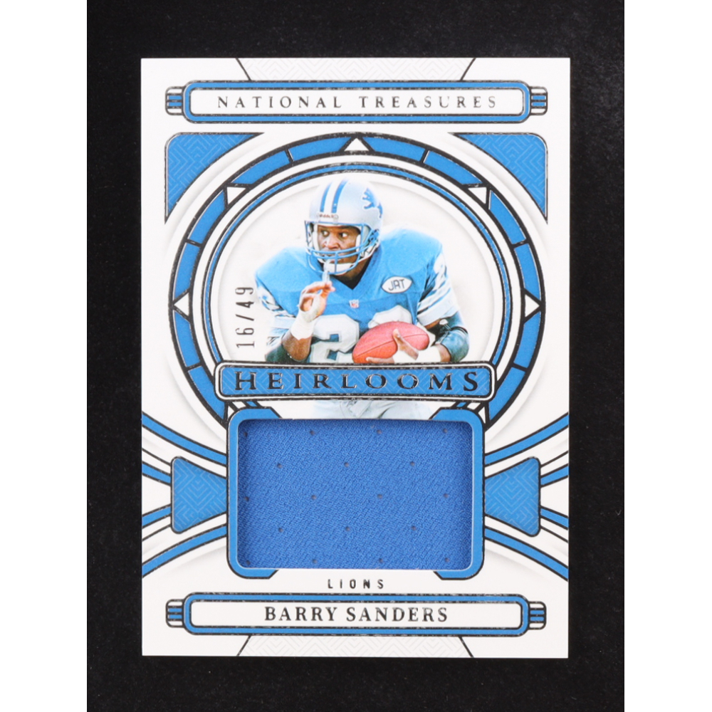 Barry Sanders 2024 Panini National Treasures Heirlooms #32 #16/49 at PristineAuction.com
