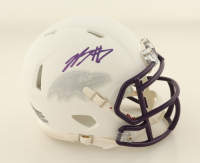 Rashod Bateman Signed Ravens Speed Mini Helmet (Beckett) at PristineAuction.com