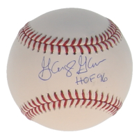 George Gervin Signed OML Baseball Inscribed "HOF 96" (AWM) at PristineAuction.com