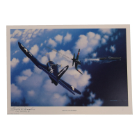 Archie Donahue Signed 'Angels of Okinawa' 11.5x16 Lithograph Inscribed "Col. USMC R" (AIV) at PristineAuction.com