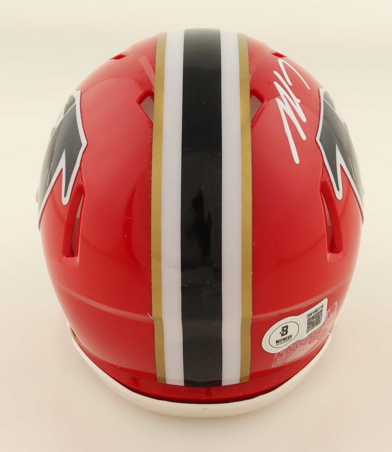 Michael Vick Signed Falcons Speed Mini Helmet (Beckett) at PristineAuction.com Michael Vick Signed Falcons Speed Mini Helmet (Beckett) at PristineAuction.com