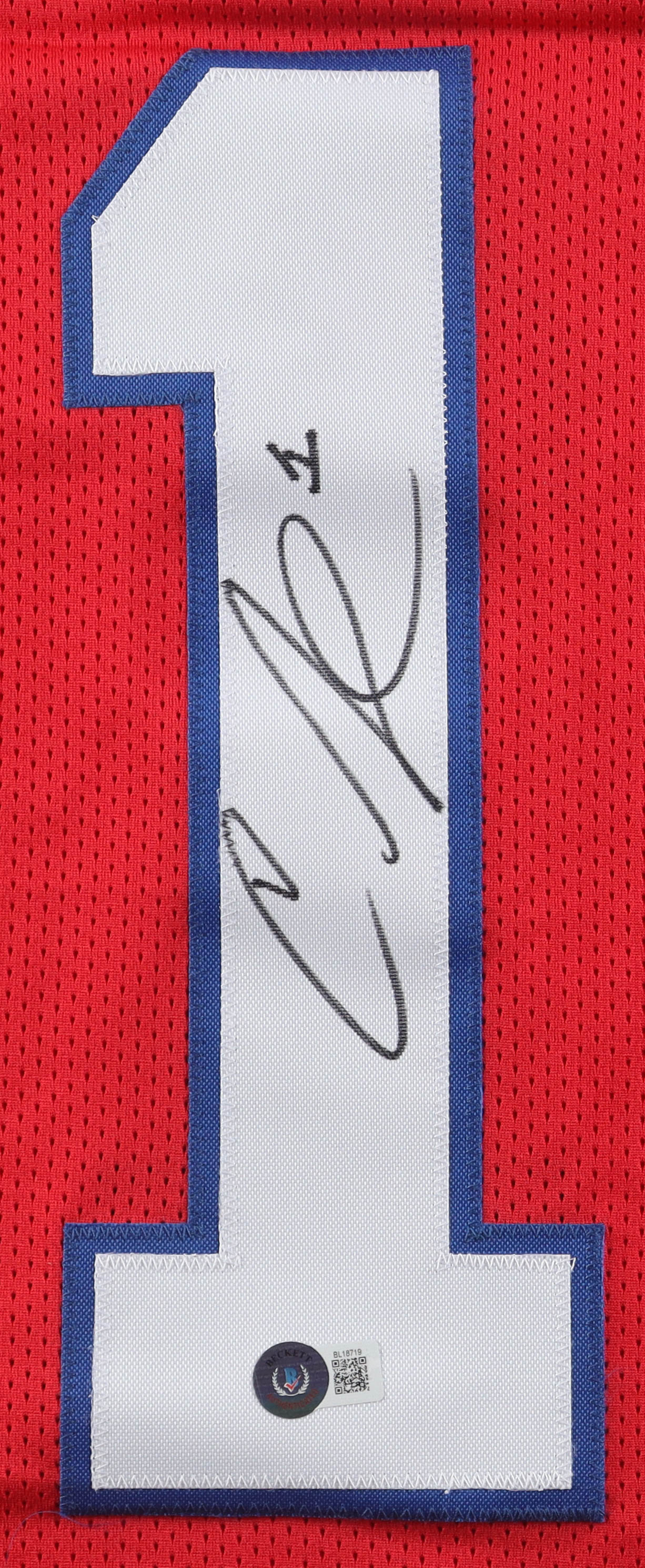 Curtis Samuel Signed Jersey (Beckett) at PristineAuction.com Curtis Samuel Signed Jersey (Beckett) at PristineAuction.com