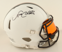 Nick Chubb Signed Browns Full-Size Authentic On-Field Lunar Eclipse Alternate Speed Helmet with Visor (Beckett) at PristineAuction.com