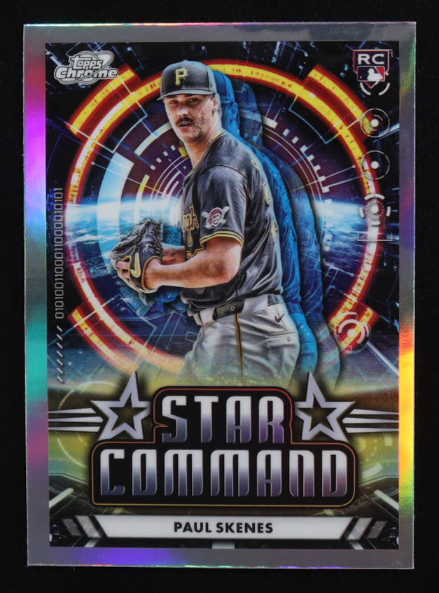 Paul Skenes 2024 Topps Chrome Star Command #ALT-5 RC at PristineAuction.com Paul Skenes 2024 Topps Chrome Star Command #ALT-5 RC at PristineAuction.com