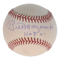 Bill Mazeroski Signed OML Baseball Inscribed "HOF 01" (AWM) at PristineAuction.com
