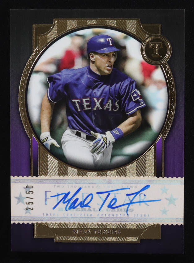 Mark Teixeira 2022 Topps Five Star Autographs #FSA-MTX #25/50 at PristineAuction.com Mark Teixeira 2022 Topps Five Star Autographs #FSA-MTX #25/50 at PristineAuction.com
