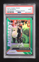 Joe Burrow 2020 Panini Prizm Emergent Prizms Green #1 RC (PSA 9) at PristineAuction.com