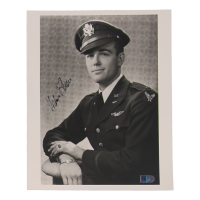 Urban Drew Signed 8x10 Photo WWII P-51 Ace (AIV) 6 Victories 361st Fighter Group Yellow Jackets at PristineAuction.com