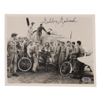 Francis "Gabby" Gabreski Signed 8x10 Photo WWII 56th FG Ace 34.5 Victories (PSA) at PristineAuction.com