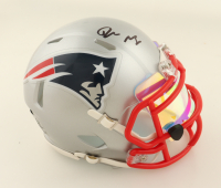Drake Maye Signed Patriots x OVO Speed Mini Helmet With Visor (Fanatics) at PristineAuction.com