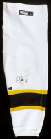 David Krejci Signed Bruins Game-Worn Sock (Chara COA) at PristineAuction.com