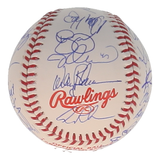 1986 Mets | 1986 World Series Logo Baseball Team-Signed by (27) with Keith Hernandez, Darryl Strawberry, Dwight Gooden (JSA) at PristineAuction.com 1986 Mets | 1986 World Series Logo Baseball Team-Signed by (27) with Keith Hernandez, Darryl Strawberry, Dwight Gooden (JSA) at PristineAuction.com