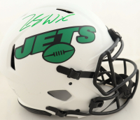 Zach Wilson Signed Jets Full-Size Authentic On-Field Lunar Eclipse Alternate Speed Helmet (Beckett) at PristineAuction.com