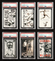 Michael Jordan / Spike Lee 1991 Nike Complete Set of (6) Cards All PSA Graded at PristineAuction.com
