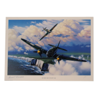 Herbert E. Knaebel Signed Stan Stokes "Hurricane On My Tail" Lithograph (AIV) at PristineAuction.com
