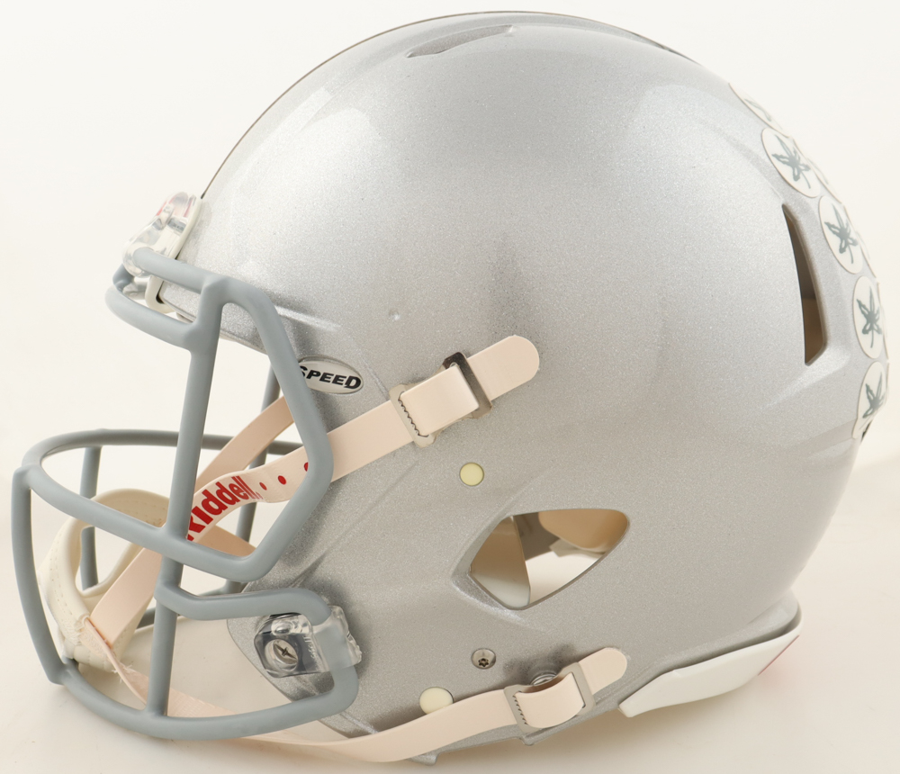Quinn Ewers Signed Ohio State Buckeyes Full-Size Authentic On-Field Speed Helmet (Beckett) at PristineAuction.com Quinn Ewers Signed Ohio State Buckeyes Full-Size Authentic On-Field Speed Helmet (Beckett) at PristineAuction.com