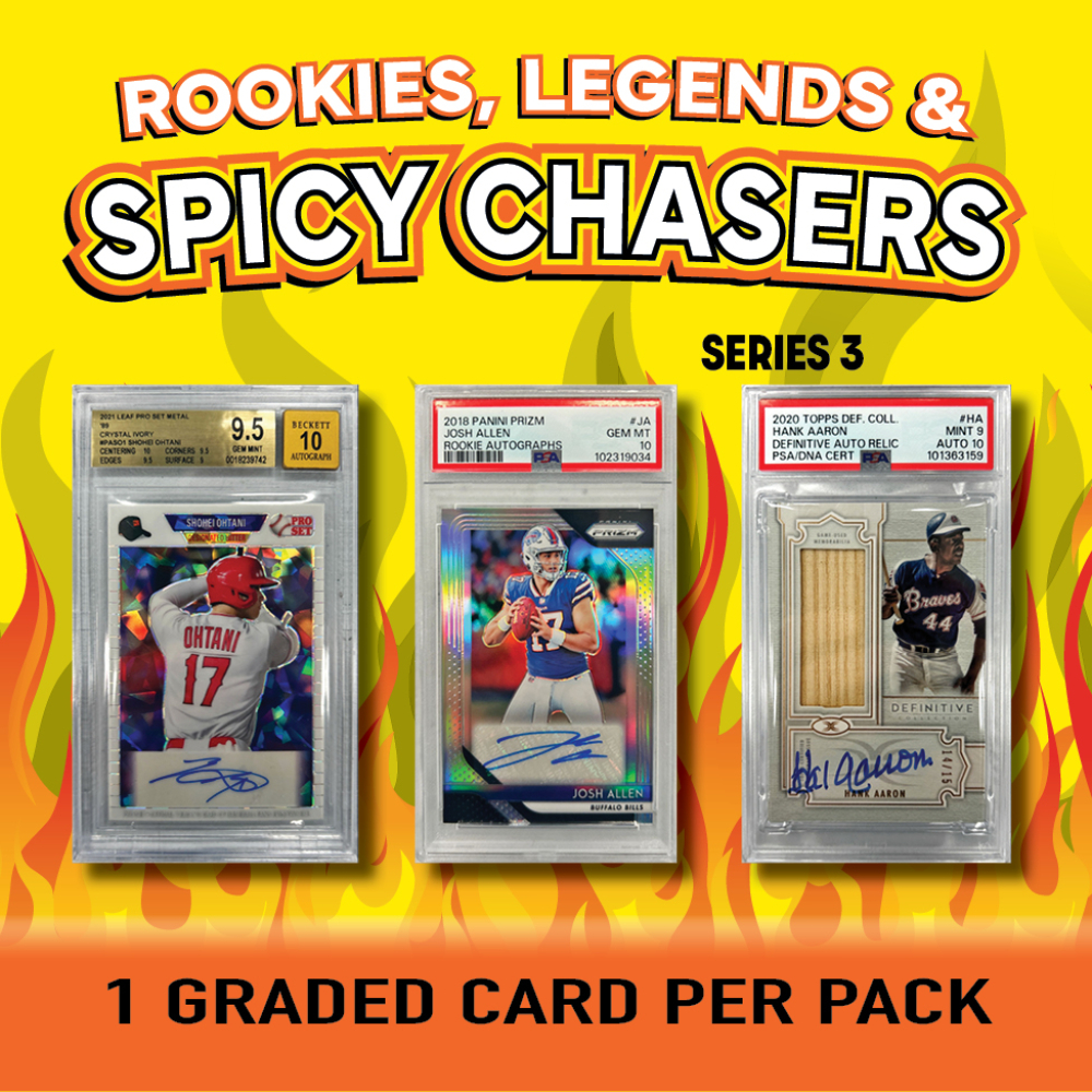 Break King "ROOKIES, LEGENDS & SPICY CHASERS" Mystery Box Series 3 at PristineAuction.com