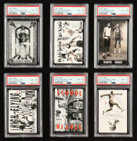 Michael Jordan / Spike Lee 1991 Nike Complete Set of (6) Cards All PSA Graded 8 at PristineAuction.com