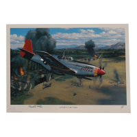 Charles McGee Signed 'A Perfect Record' 11.5x16 Lithograph (AIV) at PristineAuction.com