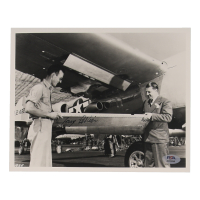 Tony Levier Signed 8x10 Photo WWII P-38 Test Pilot (PSA) at PristineAuction.com