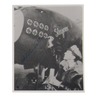 William Leverette Signed 8x10 Photo WWII Ace (AIV) 14th Fighter Group at PristineAuction.com