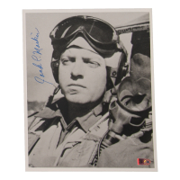 Jack Mankin Signed 8x10 Photo WWII 49th FG Ace 5 Victories (AIV) at PristineAuction.com