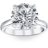 New 4.06 Carats Lab Grown Diamond Ring G, VS2 | Estimated Retail Value: $6,300 (UGL & IGI) at PristineAuction.com