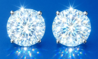 New 3.00 CTW Lab Grown Pair of Diamond Earrings D, VVS2 | Estimated Retail Value: $5,000 (UGL & IGI) at PristineAuction.com