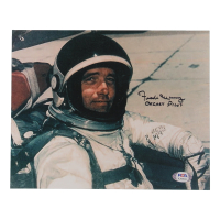 Frank Murray Signed 8x10 Photo Inscribed Oxcart Pilot CIA (PSA) Area 51 at PristineAuction.com