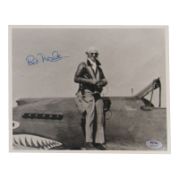 Robert Neale Signed WWII AVG Flying Tigers Ace 8x10 (PSA) 13 Aerial Victories at PristineAuction.com