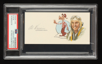 Alexander Vraciu Signed Cut With Portrait WWII Navy Ace 19 Victories (PSA) at PristineAuction.com