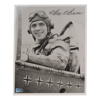 William "Obee" O'Brien Signed 8x10 Photo WWII 357th FG Ace 5.5 Victories (AIV) at PristineAuction.com