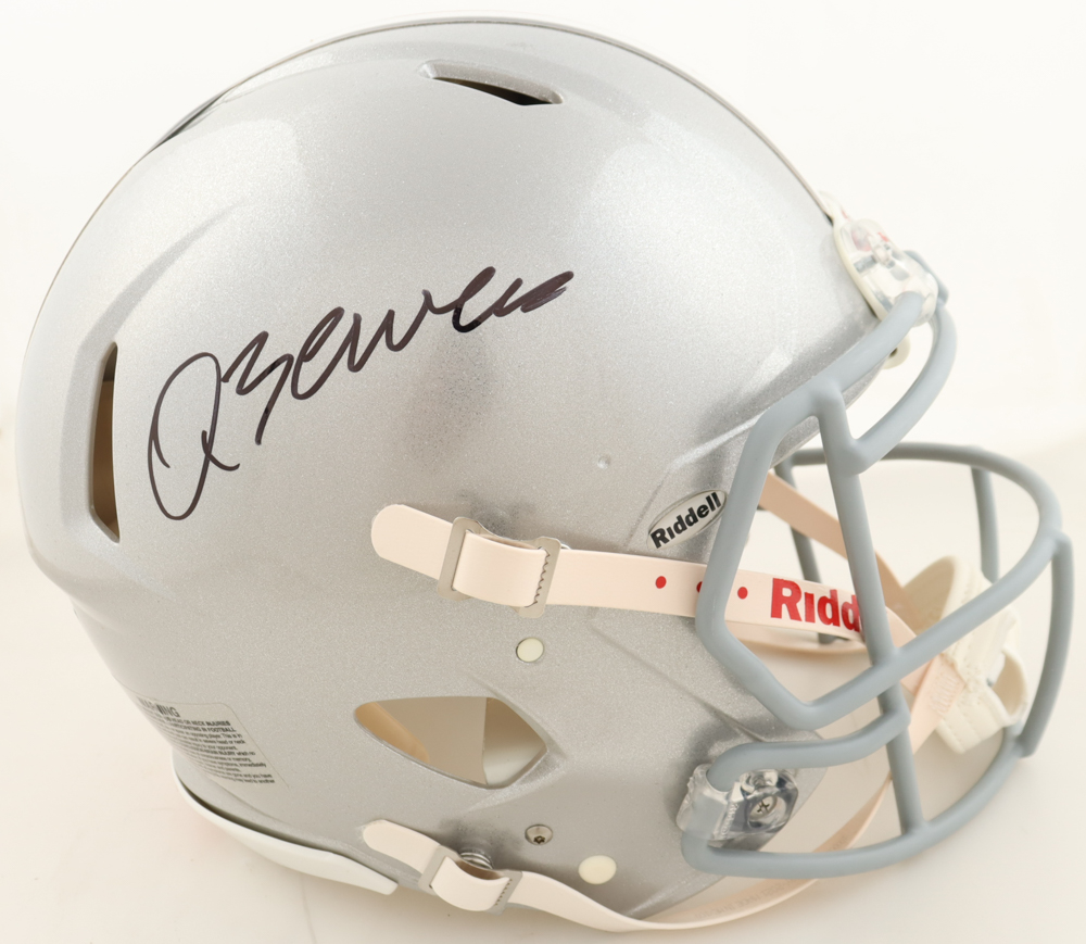 Quinn Ewers Signed Ohio State Buckeyes Full-Size Authentic On-Field Speed Helmet (Beckett) at PristineAuction.com Quinn Ewers Signed Ohio State Buckeyes Full-Size Authentic On-Field Speed Helmet (Beckett) at PristineAuction.com