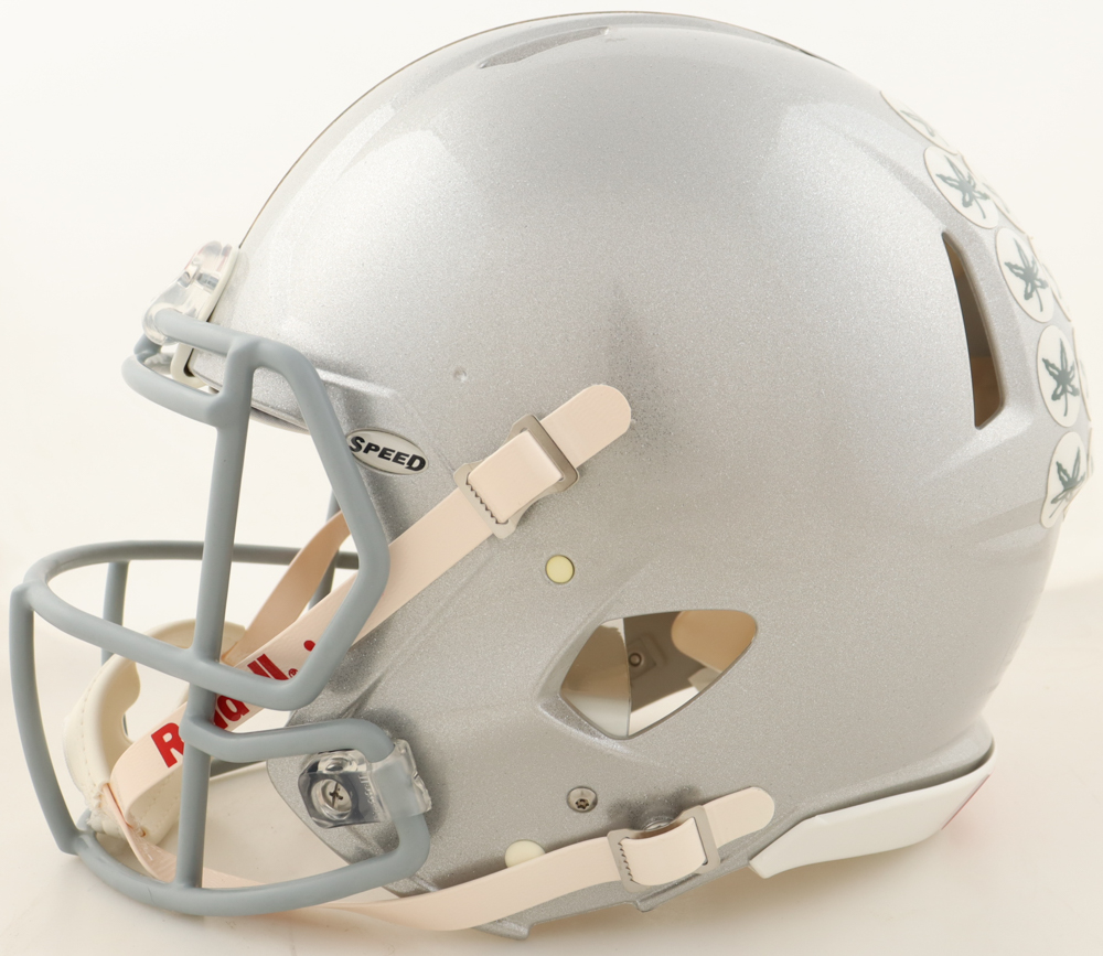 Quinn Ewers Signed Ohio State Buckeyes Full-Size Authentic On-Field Speed Helmet (Beckett) at PristineAuction.com Quinn Ewers Signed Ohio State Buckeyes Full-Size Authentic On-Field Speed Helmet (Beckett) at PristineAuction.com